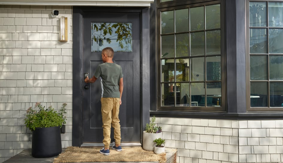 Vivint Smart Lock on home in Charlotte